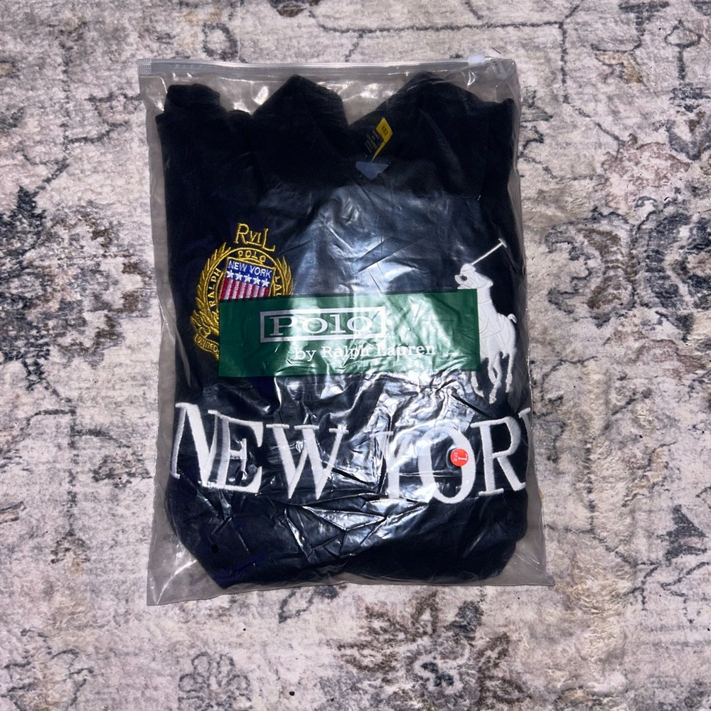Ralph Lauren Black Polo Hoodie